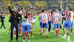 El Atlético, de la fuerza del Calderón a las cábalas de Bucarest