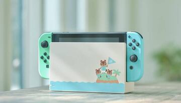 Nintendo Switch de Animal Crossing.