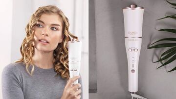 Encontramos un rizador de pelo automático con queratina con un 58% de descuento