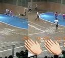 ¡Increíble! Las cuatro notables atajadas seguidas en fútbol sala