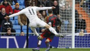 En el gol de Bale al Celta se pueden ver los agujeros en las medias.