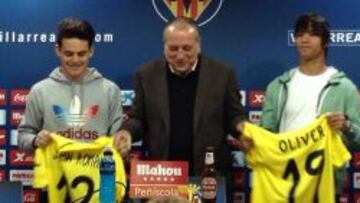 Óliver Torres y Joan Ángel Román, presentados