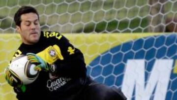 Julio César completó bien el segundo entrenamiento