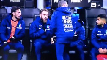 De Rossi explotó en la banca: "¿Qué coño hago yo ahí dentro?"