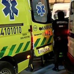 Las imágenes en la ambulancia del ertzaina fallecido