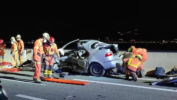 Accidente en Rotgl&agrave; i Corber&agrave;
 BOMBEROS
 31/01/2022