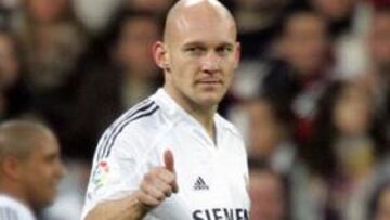 <b>CONFIADO.</b> El ex centrocampista del Everton cree en las opciones del Madrid al título de Liga.