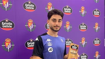 Raúl Moro: “Intento aislarme y estoy centrado en el Valladolid”