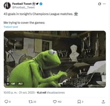 Los memes de Champions, sin piedad con la goleada del Arsenal al Atleti