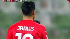 La zurda de James Rodríguez provoca el empate de Al Rayyan