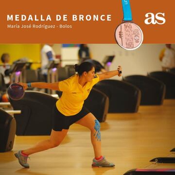 María José Rodríguez se llevó la medalla de bronce en bolos en los Panamericanos. 