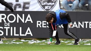 Partido de Copa del Rey entre el Burgos CF y el RCD Mallorca celebrado en el estadio ¡®El Plant¨ªo¡¯.
Ricardo Ord¨®?ez
7-01-2024