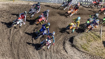 Jorge Prado lidera una salida en el MXGP de Suecia con al GasGas.