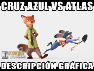 Cruz Azul ni al Atlas le pudo ganar y los memes no fallan