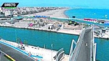 <b>ESTRELLA MADRIDISTA. </b>Iker Casillas fue una de las grandes atracciones en las terrazas del circuito valenciano.