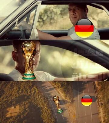 Los memes se burlan de la eliminación de Alemania