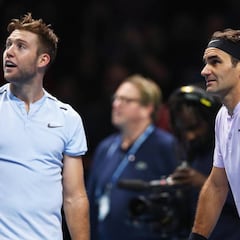 Federer: "El culo de Sock fue una gran distracción, es muy grande"