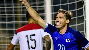 Pablo Punyed, internacional con El Salvador.