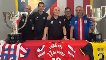 DIrectiva de la peña 17 de mayo en su duodécimo aniversario.