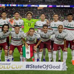 La alineación de México ante EE.UU. en la final de Copa Oro