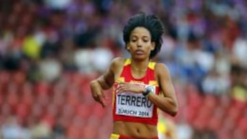 Indira Terrero en una imagen del Europeo de Z&uacute;rich, en el que se adjudic&oacute; la medalla de bronce en 400 metros.