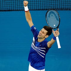 Djokovic barre a Pouille y se planta en la final ante Nadal