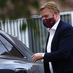 Laporta alarga la agonía de Koeman: cumbre fugaz entre ambos en el Camp Nou