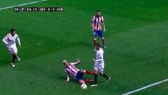Griezmann y Miranda, con amarilla, bajas ante el Valencia