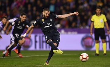 1-2. Karim Benzema marc¨® de penalti el segundo gol.