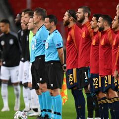 1x1 de España: sobresaliente
De Gea; Rodrigo, sin pólvora