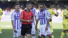 Nacho, junto a Iglesias Villanueva, en el encuentro entre el Villarreal y el Valladolid.