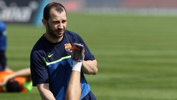 David Álvarez, en el Barcelona.