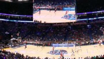 El New Orleans Arena, con capacidad para 18.000 espectadores, albergará este domingo el 63º Partido de las Estrellas de la NBA.