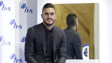 Koke posa para As durante el acto publicitario de H&S.