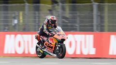 Augusto Fernandez con la KTM.