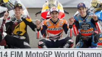 La imagen del año: triplete español en la foto de los campeones.