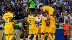 Las imágenes de la victoria del Barcelona en Oporto