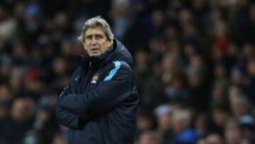 Pellegrini en el City solo ha ganado tres de 17 duelos ante el Top 4 de la Premier League en las tres temporadas como DT 'citizen'.