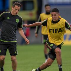Guardado y Lainez, contentos por llegada de Edson Álvarez al Ajax