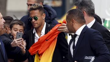 Un fan de Neymar fue detenido por intentar acercarse a él