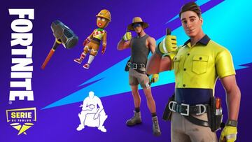 Imagen oficial del lote de objetos de Lazarbeam en Fortnite