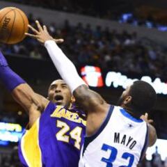 Los Lakers vuelan en Dallas de la mano del gran Kobe Bryant