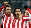 Falcao y Adrián meten la mitad de los eurogoles