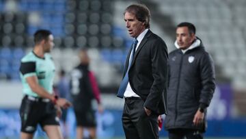    Jorge Guillermo Almada head coach of Pachuca during the game Pachuca vs Puebla, corresponding to Round 01 of the Torneo Clausura 2023 of the Liga BBVA MX, at Hidalgo Stadium, on January 09, 2023.

<br><br>

Jorge Guillermo Almada Director Tecnico de  Pachuca durante el partido Pachuca vs Puebla, Correspondiente a la Jornada 01 del Torneo Clausura 2023 de la Liga BBVA MX, en el Estadio Hidalgo, el 09 de Enero de 2023.