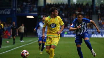 Martín Ochoa en el Ponferradina - Deportivo.