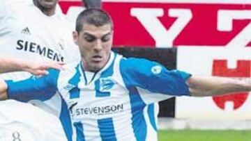 <b>PROTAGONISTA. </b>Aloisi celebra hoy su partido 150 ante Osasuna, su anterior equipo en la Liga.