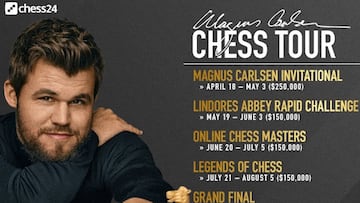 Un Carlsen-Giri inaugura el torneo Leyendas del Ajedrez
