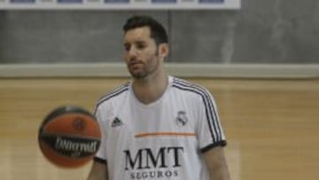 El alero del Real Madrid Rudy Fernández.