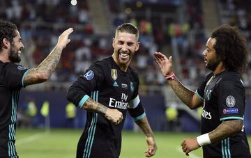 Real Madrid 2-1 Manchester United: Super Cup - in pictures