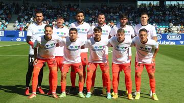 El once del Málaga ante la Ponferradina.